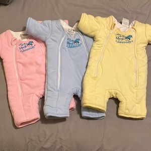Set of 3 Merlin Sleepsuits